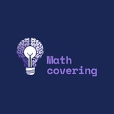 Light bulb with purple brain icon and Math covering text on dark blue background